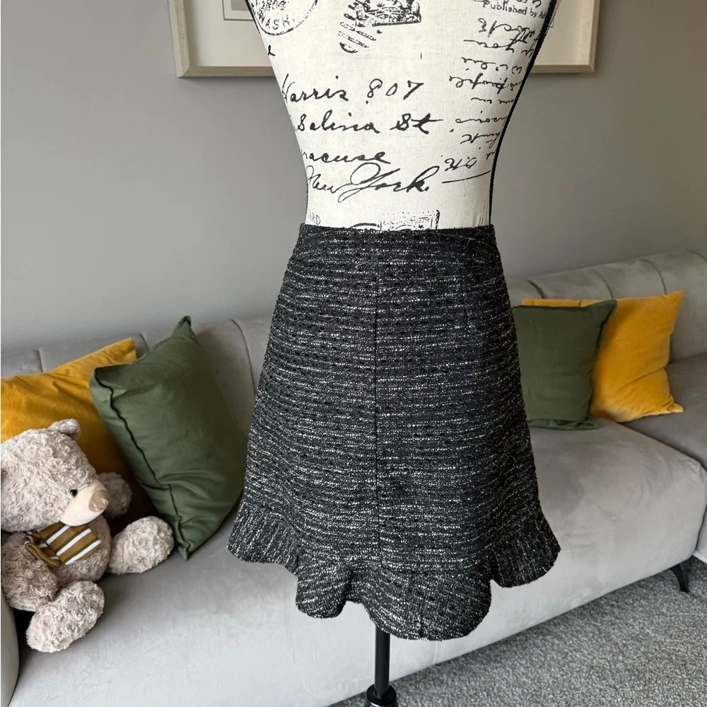 Nannette Charcoal Asymmetrical Skirt - Picture 3 of 7